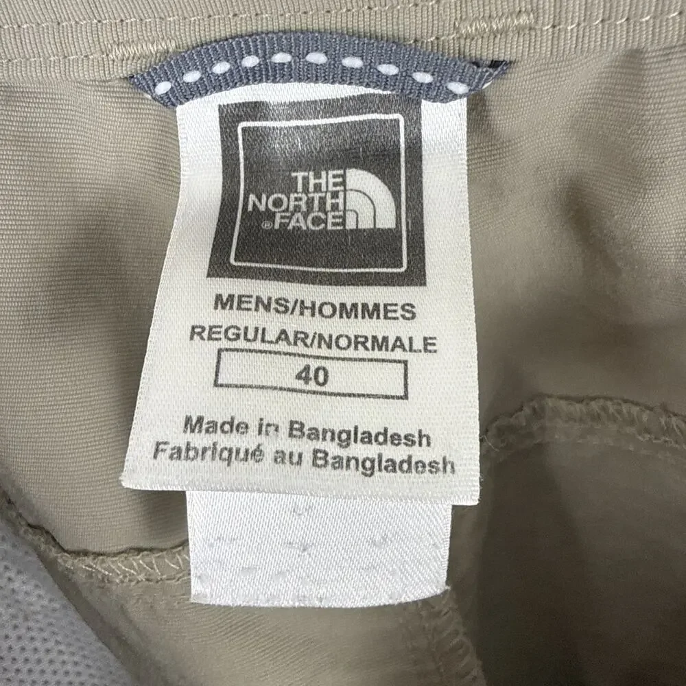 North Face Pants Mens 40 Tan Khaki Chino straight leg Hiking Outdoors Fishing